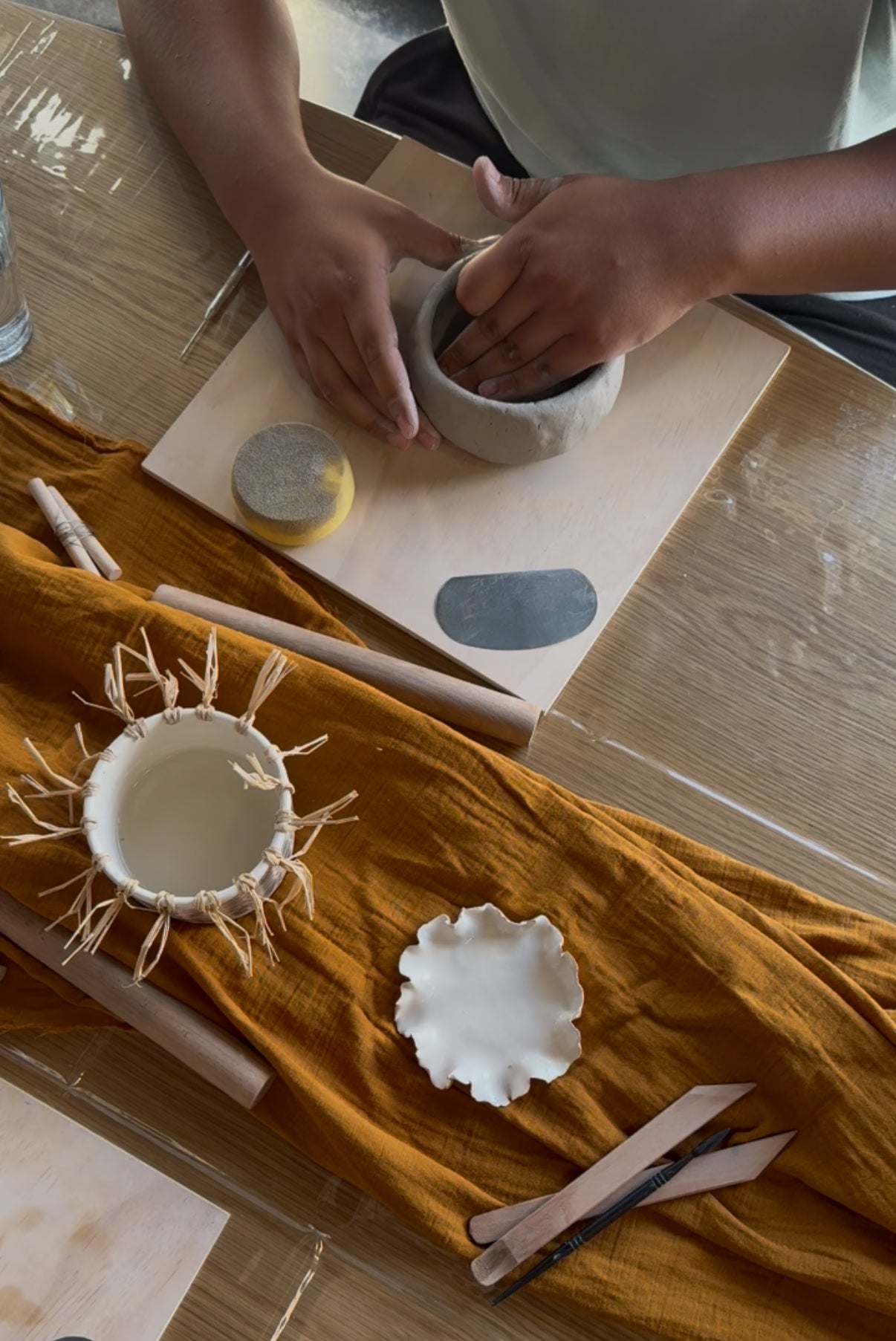 Cours de poterie à l'année