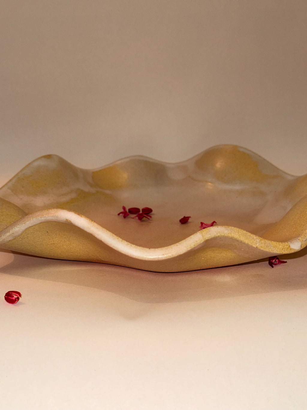 Saladier « Méduse » - Grès roux