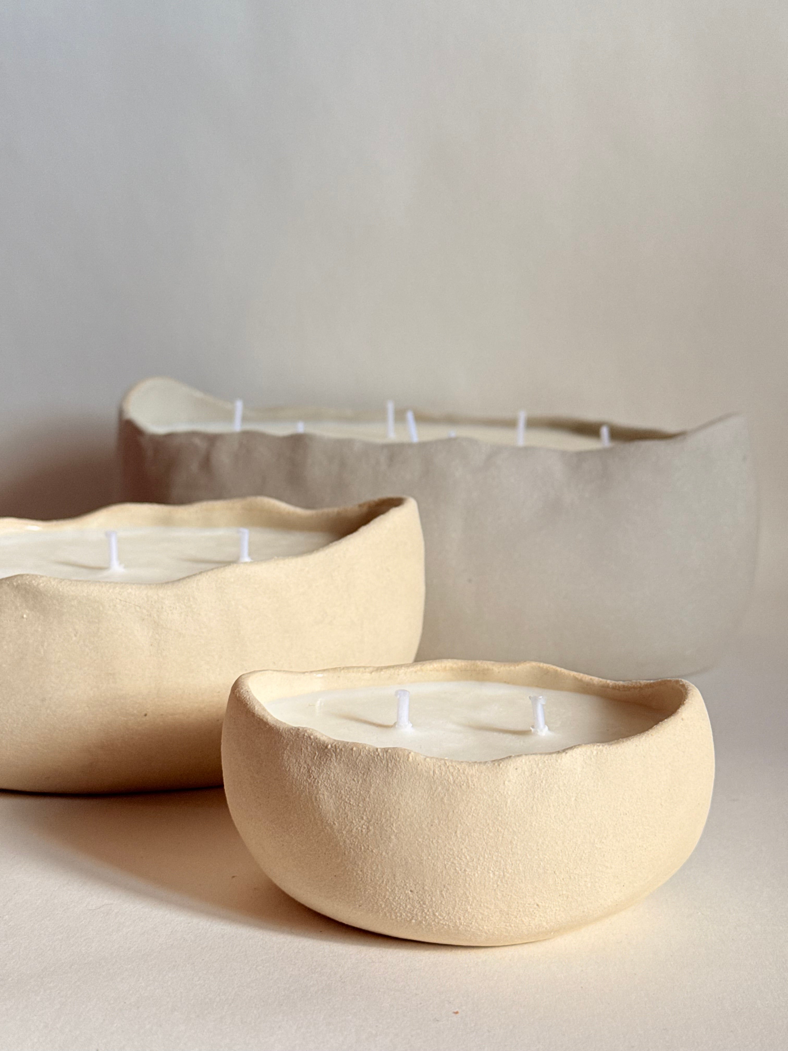 Bougies "Les Galets" x KHOOM en provence