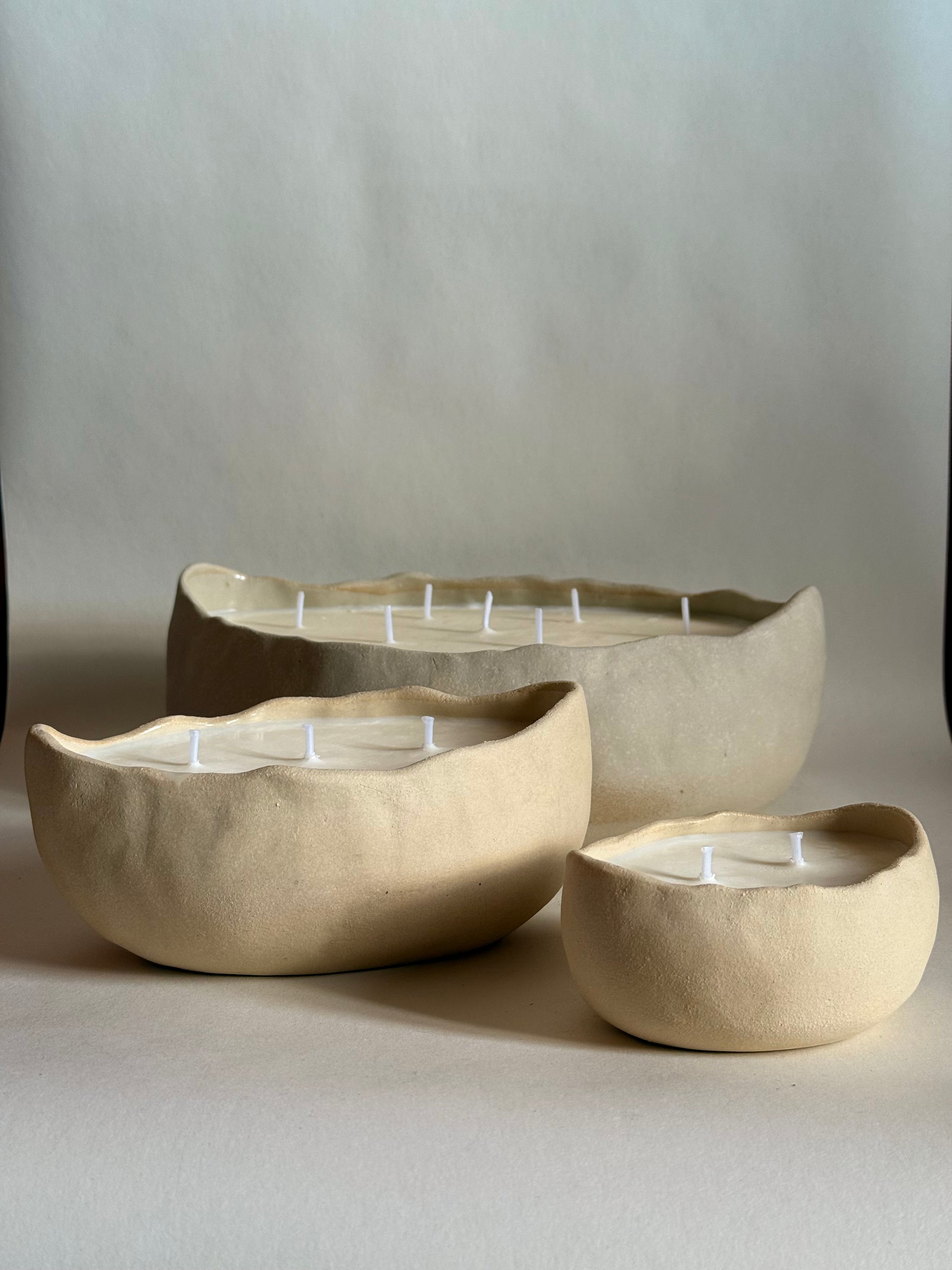 Bougies "Les Galets" x KHOOM en provence