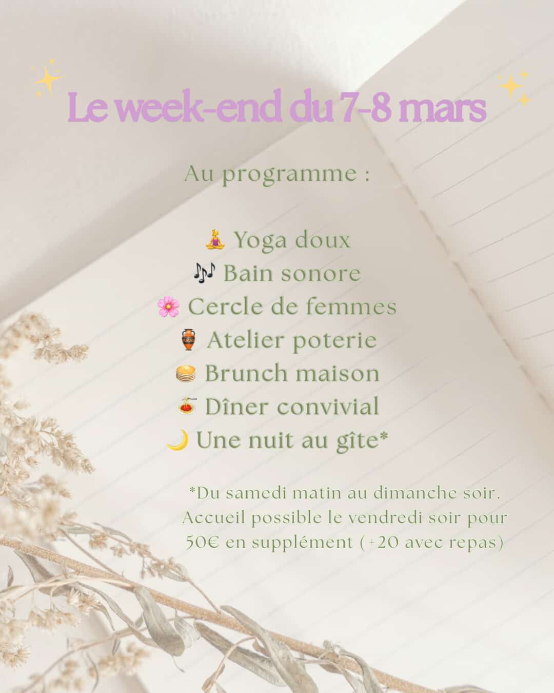 Week-end bien-être, chez Amanaska Home 🌸