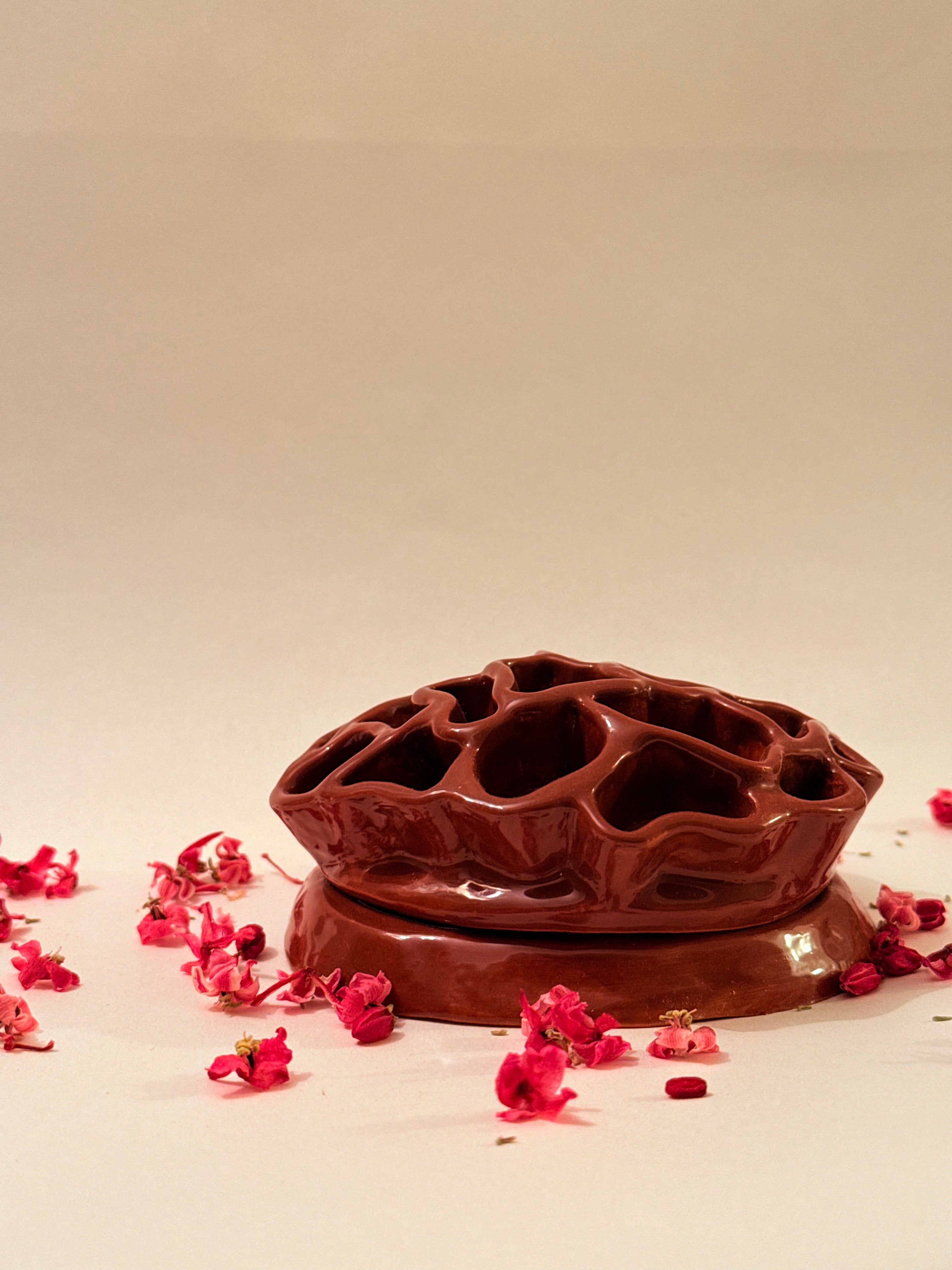 Diffuseur encens - " Récif ", pièce unique