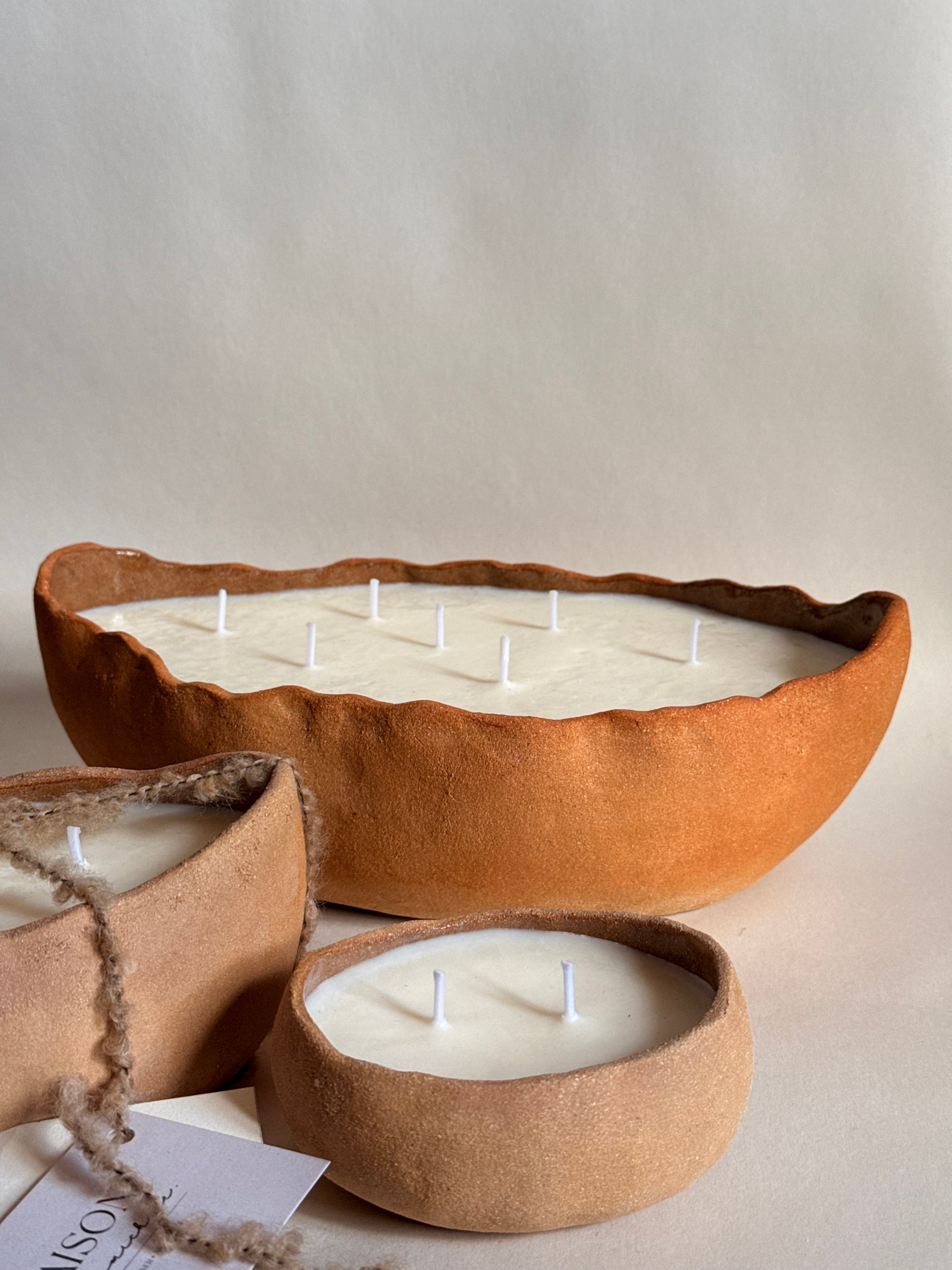 Bougies "Les Galets" x KHOOM en provence