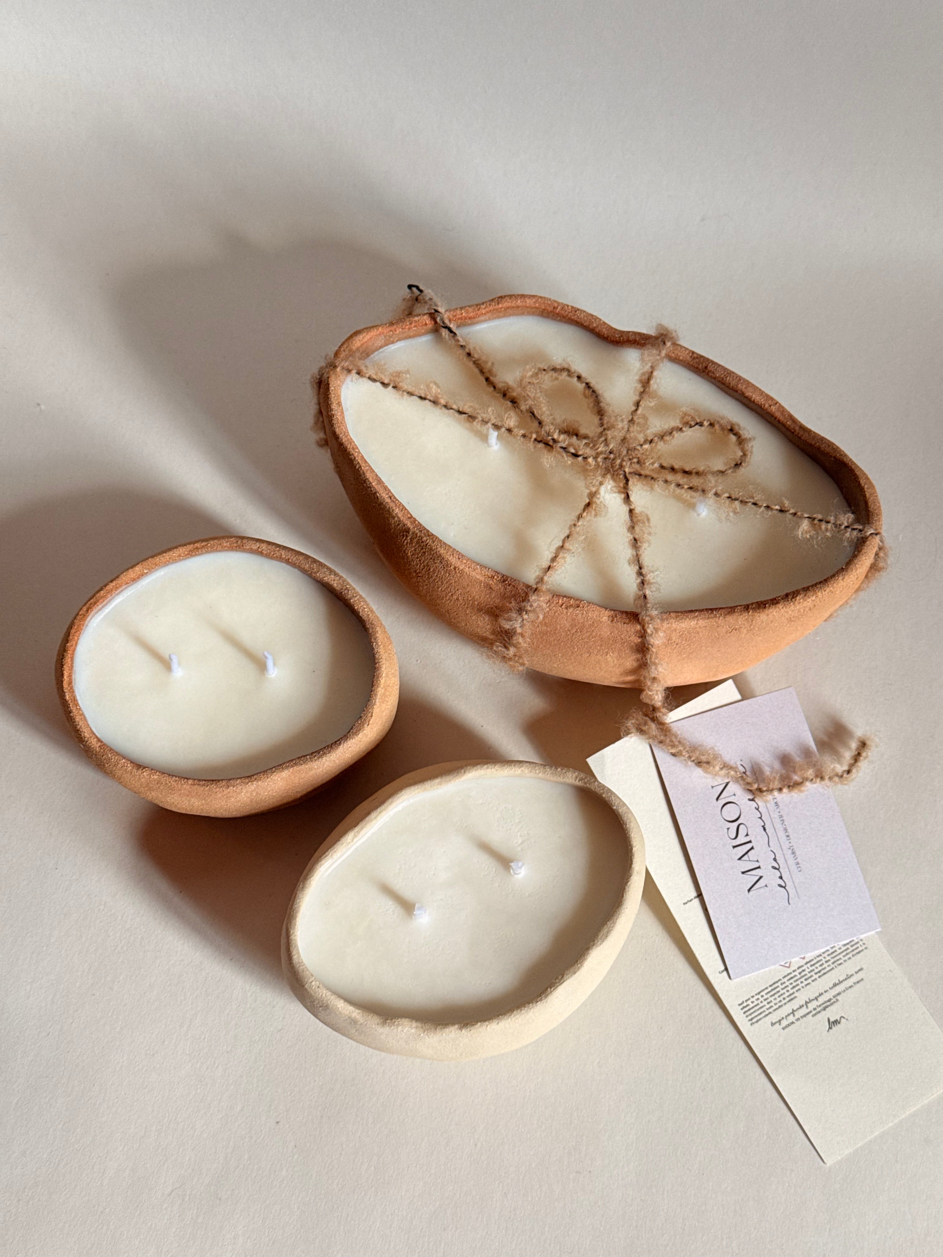 Bougies "Les Galets" x KHOOM en provence