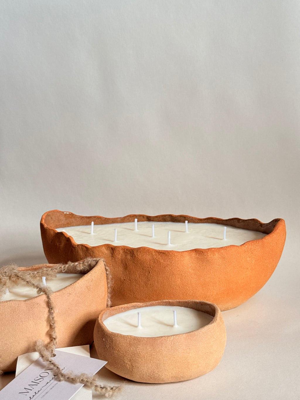 Bougies "Les Galets" x KHOOM en provence