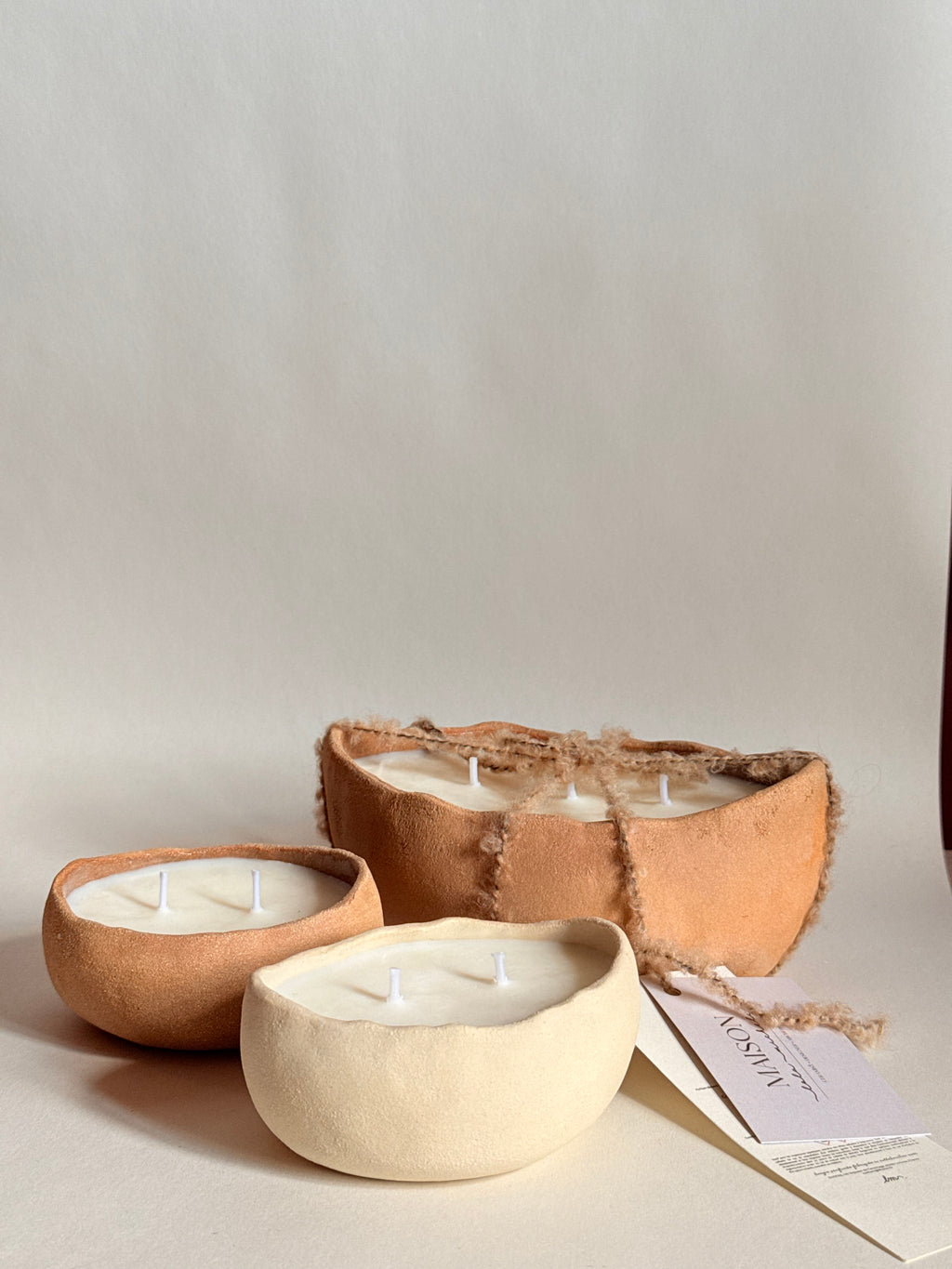 Bougies "Les Galets" x KHOOM en provence