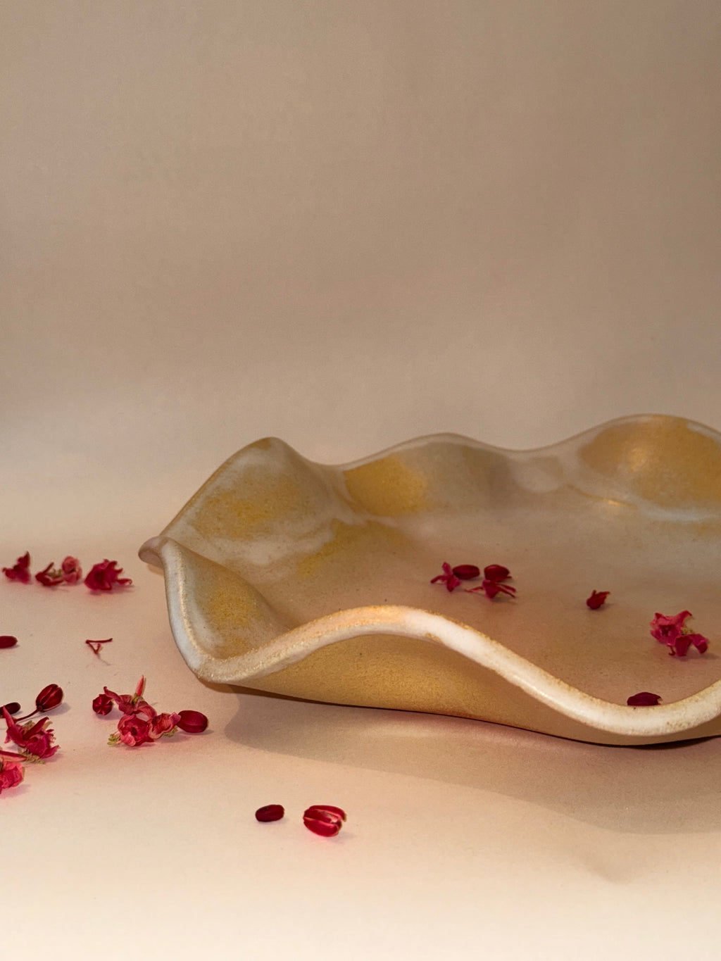 Saladier « Méduse » - Grès roux