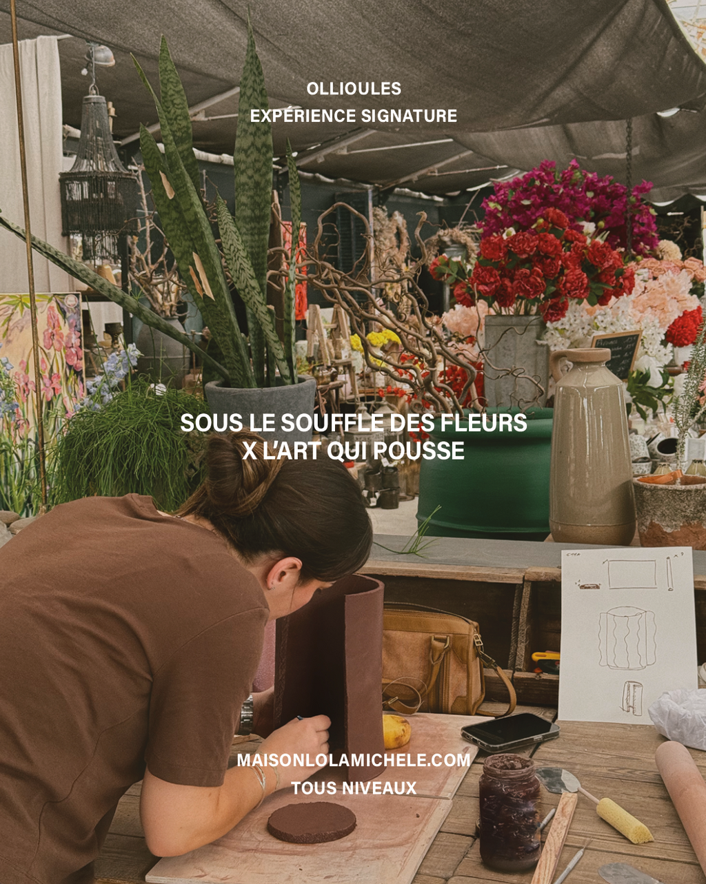 "sous le souffle des fleurs" x L'art qui pousse