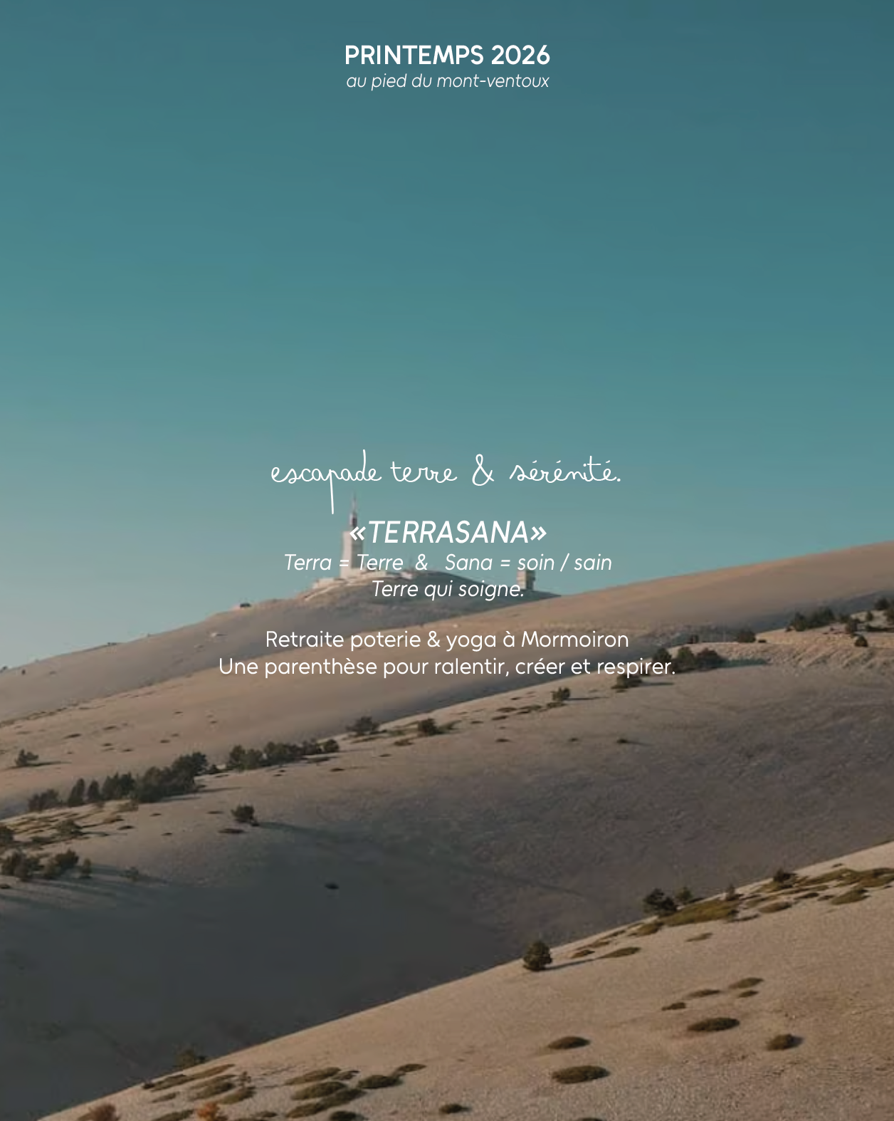 TERRASANA - Poterie & YOGA