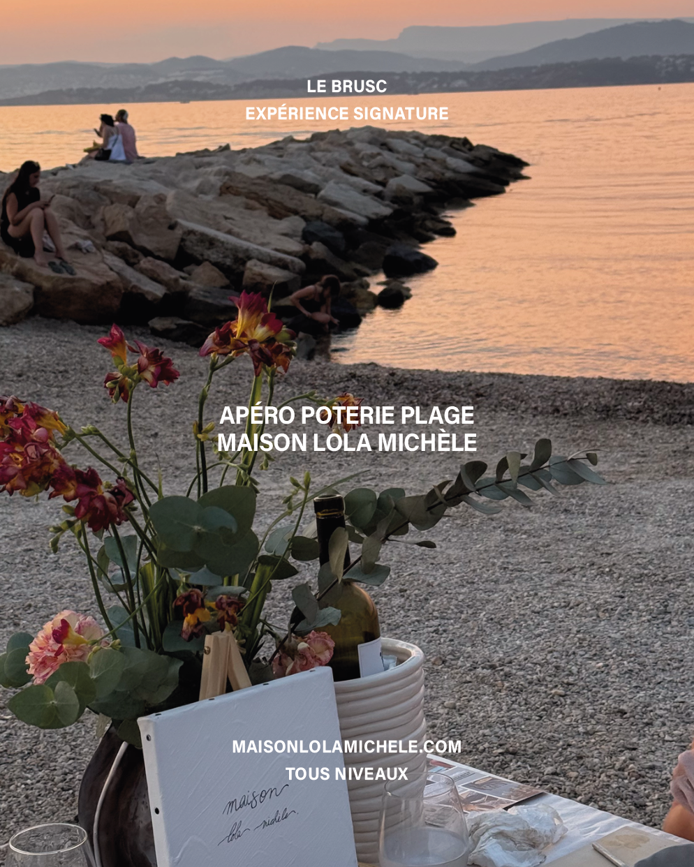 LES APÉROS SUNSET x POTERIE Maison Lola Michèle