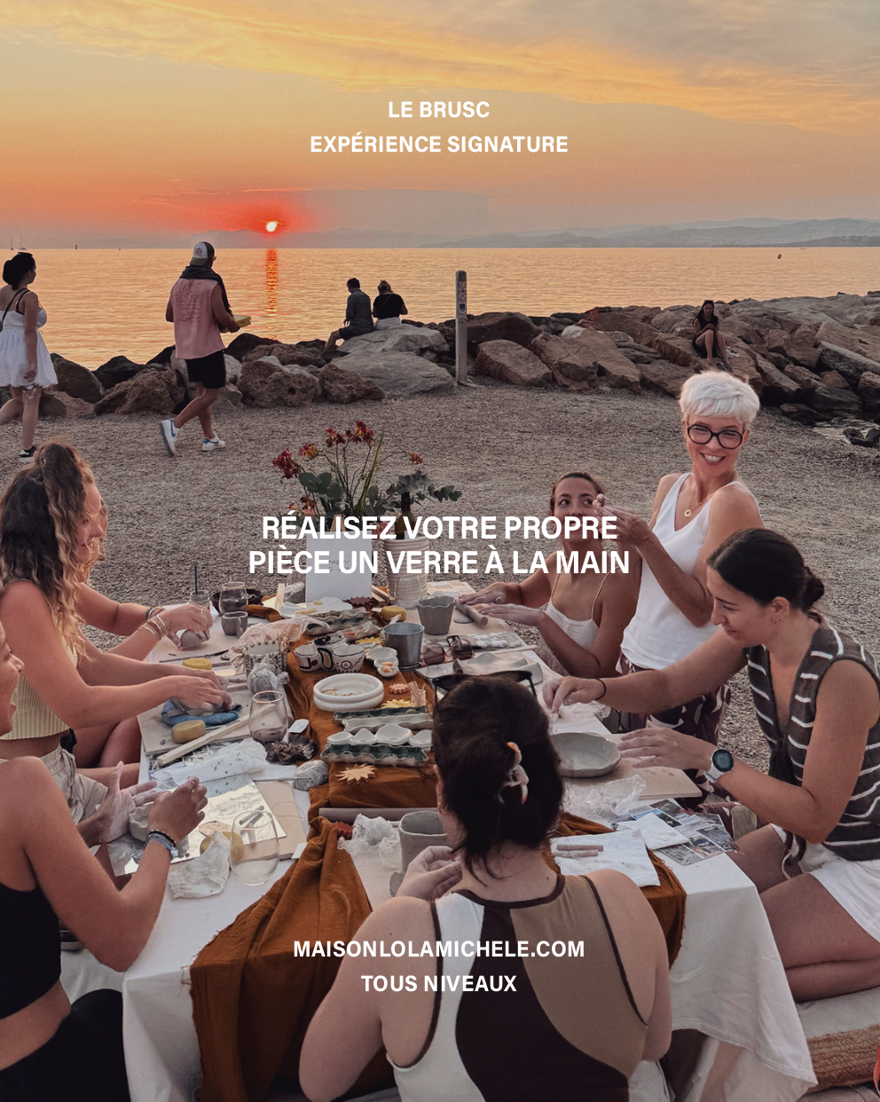 LES APÉROS SUNSET x POTERIE Maison Lola Michèle