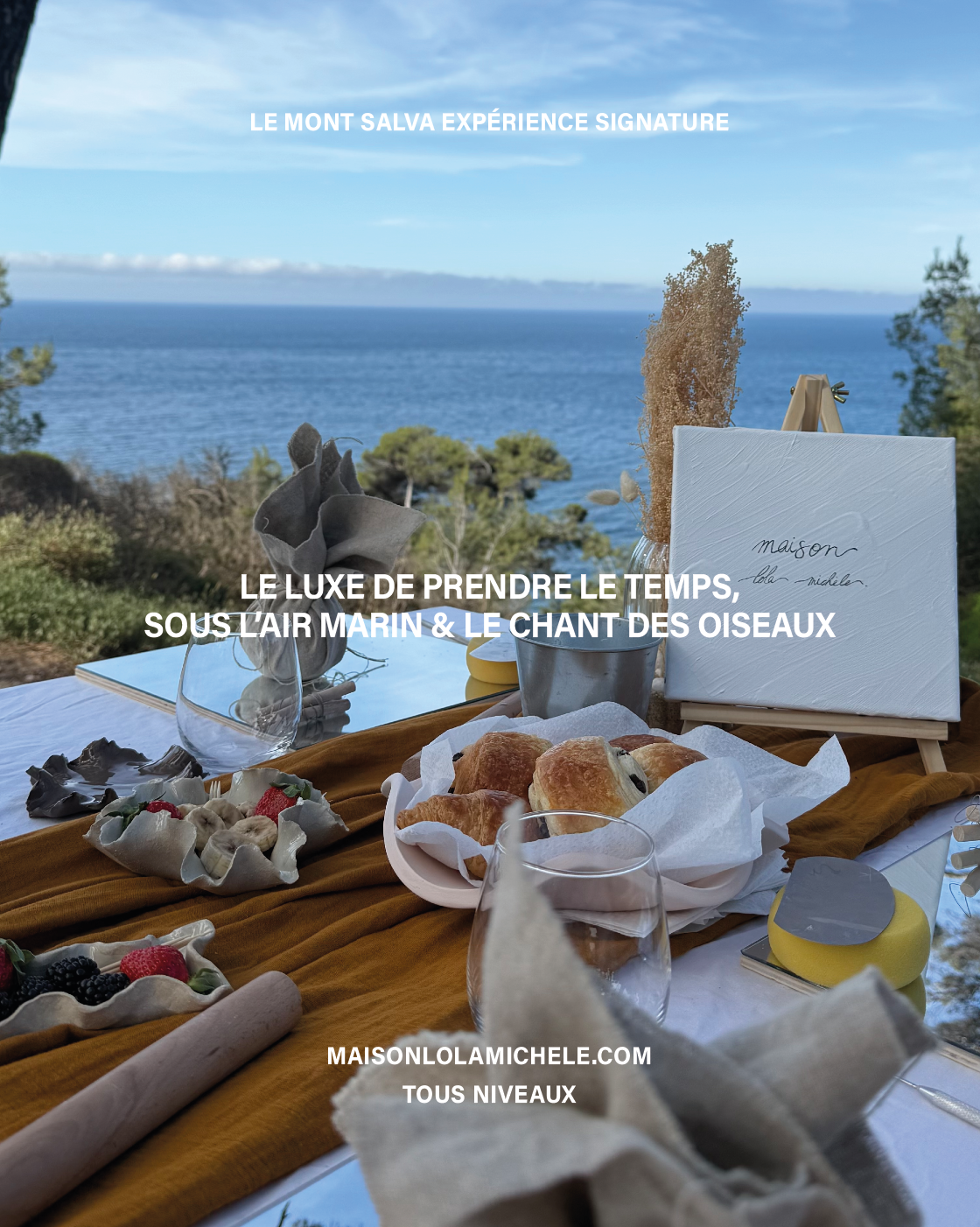 Atelier modelage en plein air - Maison Lola Michèle
