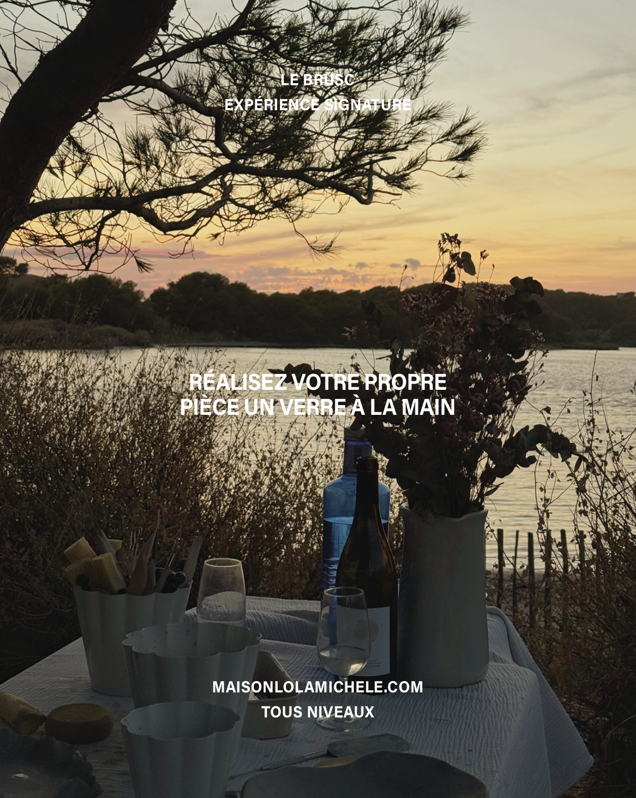 LES APÉROS SUNSET x CÉRAMIQUE Maison Lola Michèle