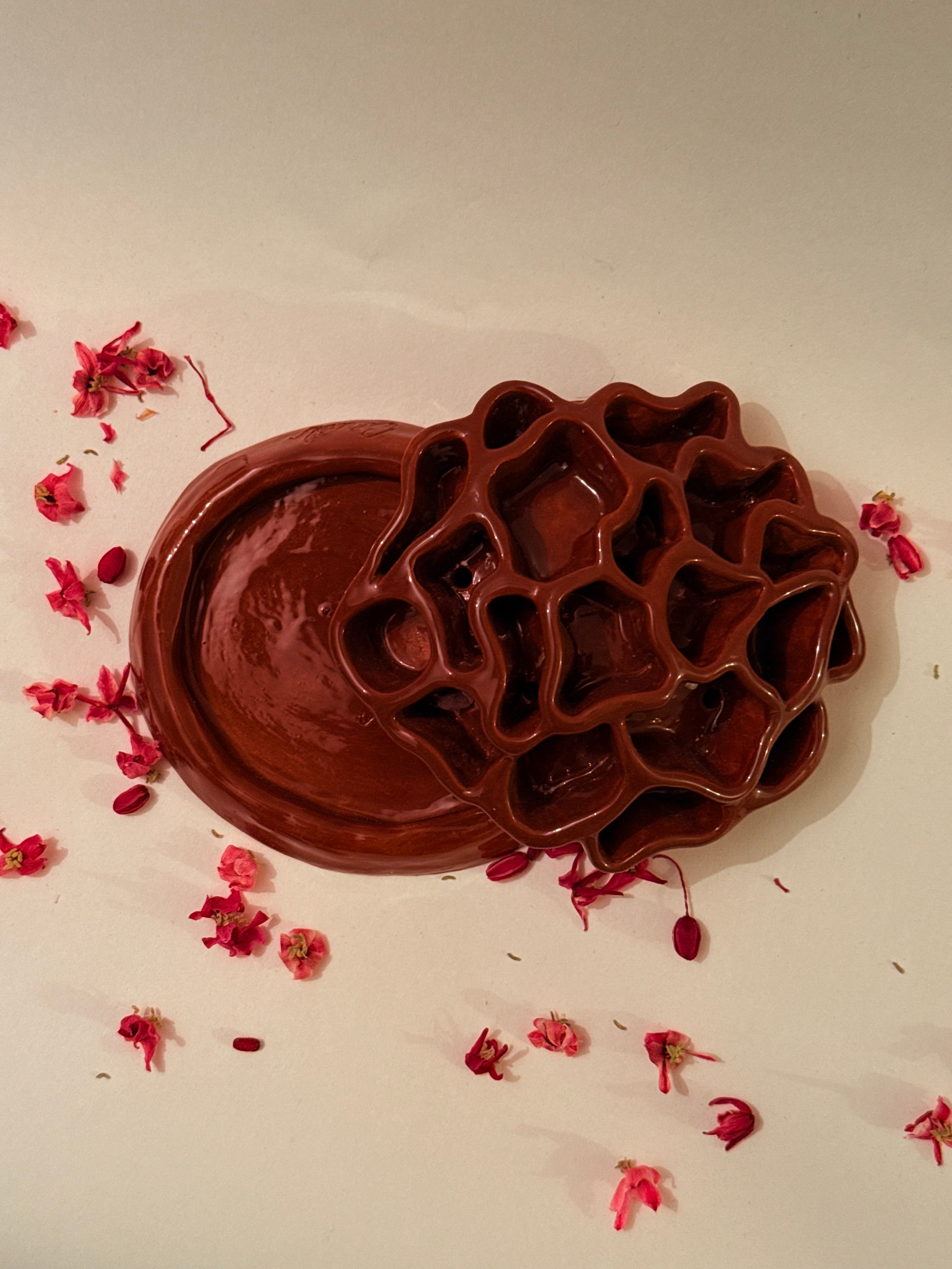 Diffuseur encens - " Récif ", pièce unique