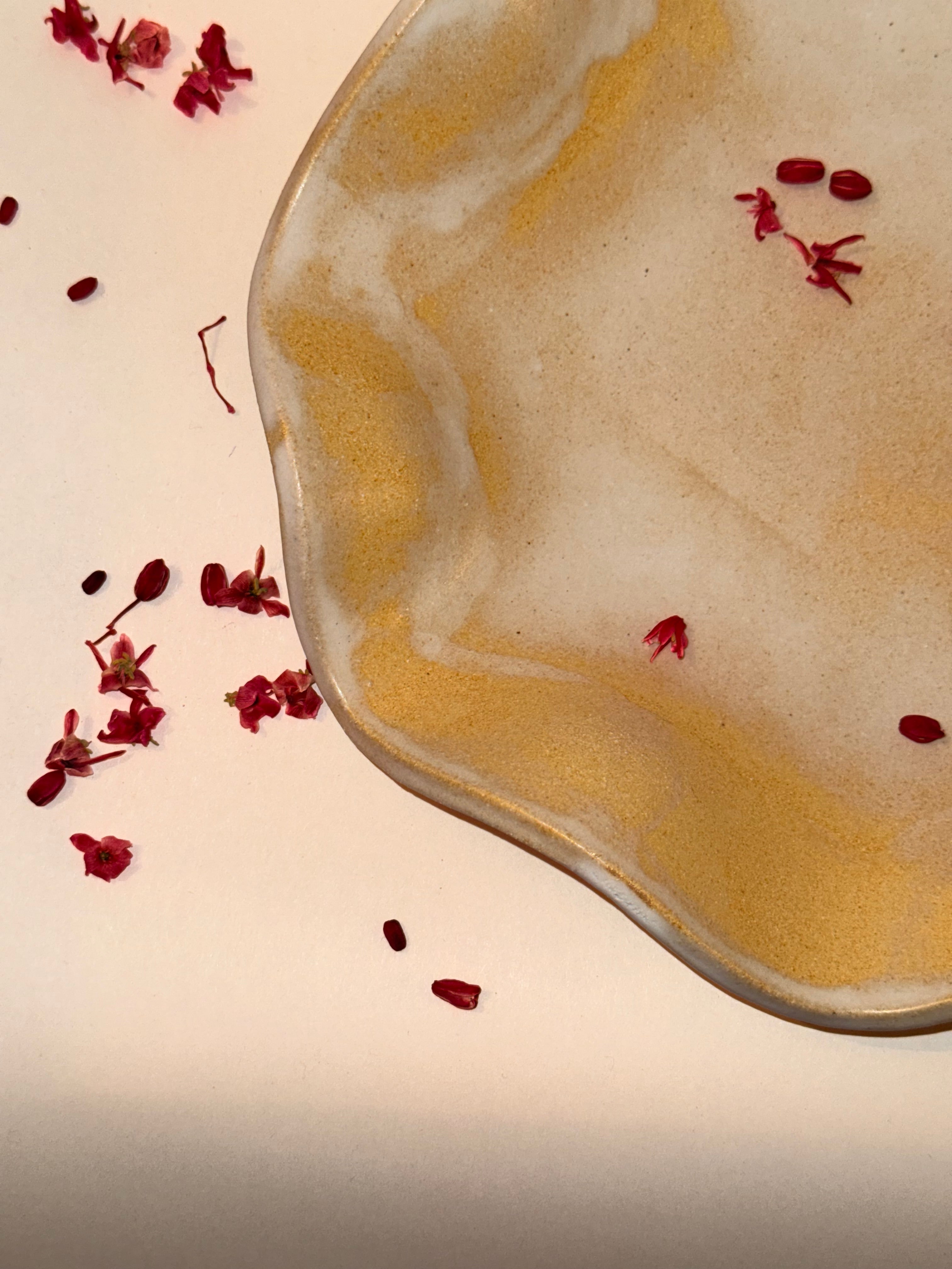 Saladier « Méduse » - Grès roux