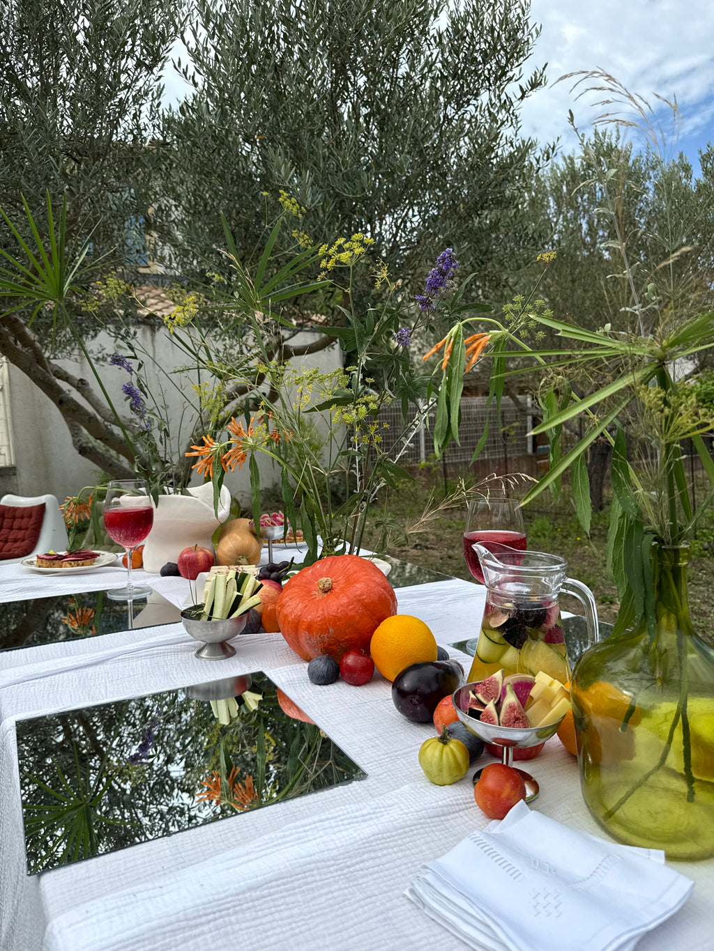"Gardenia", poterie dans le potager de Michella