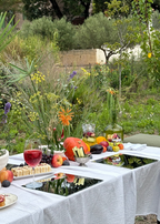 "Gardenia", poterie dans le potager de Michella