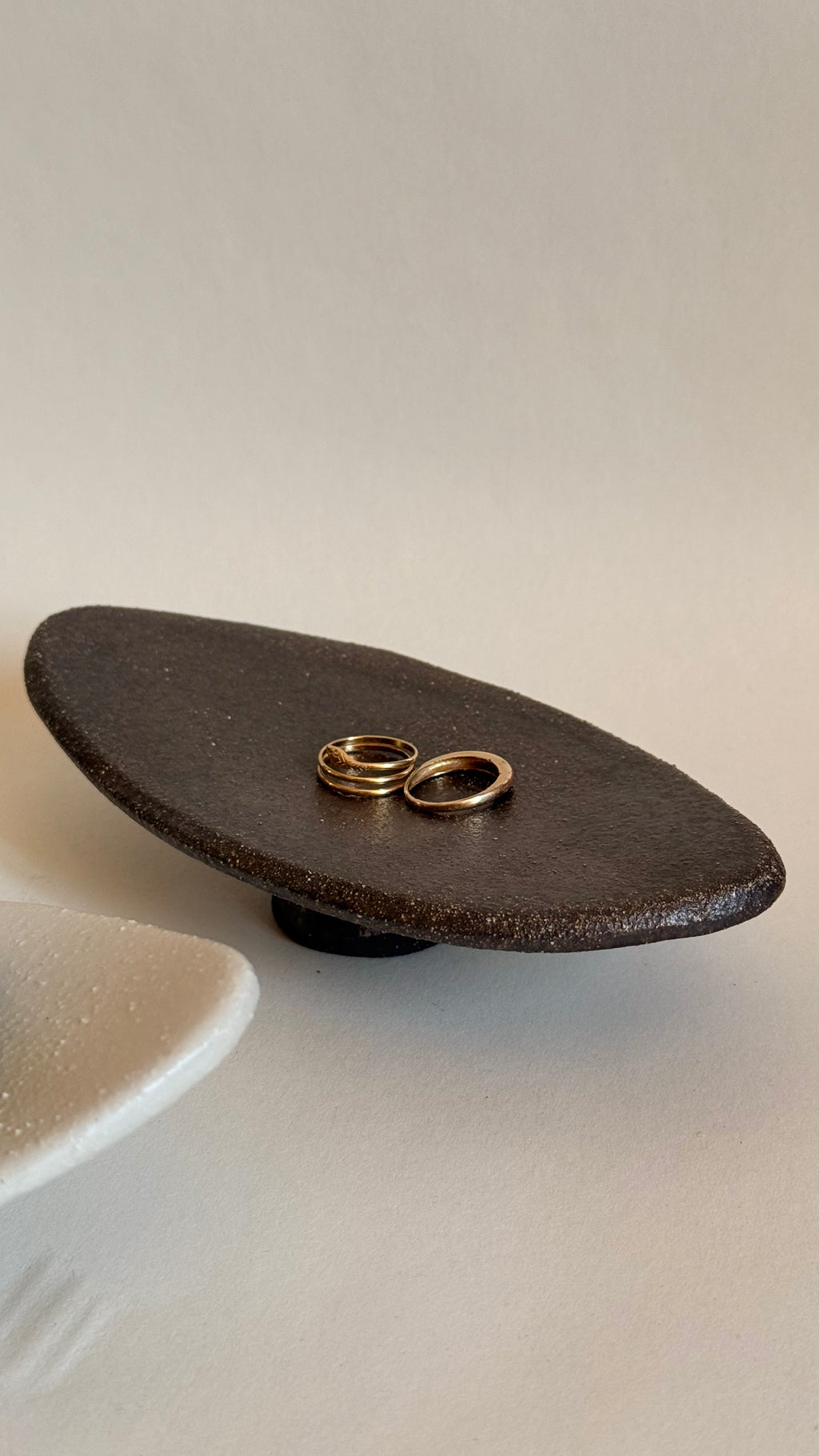 Porte savon en grès