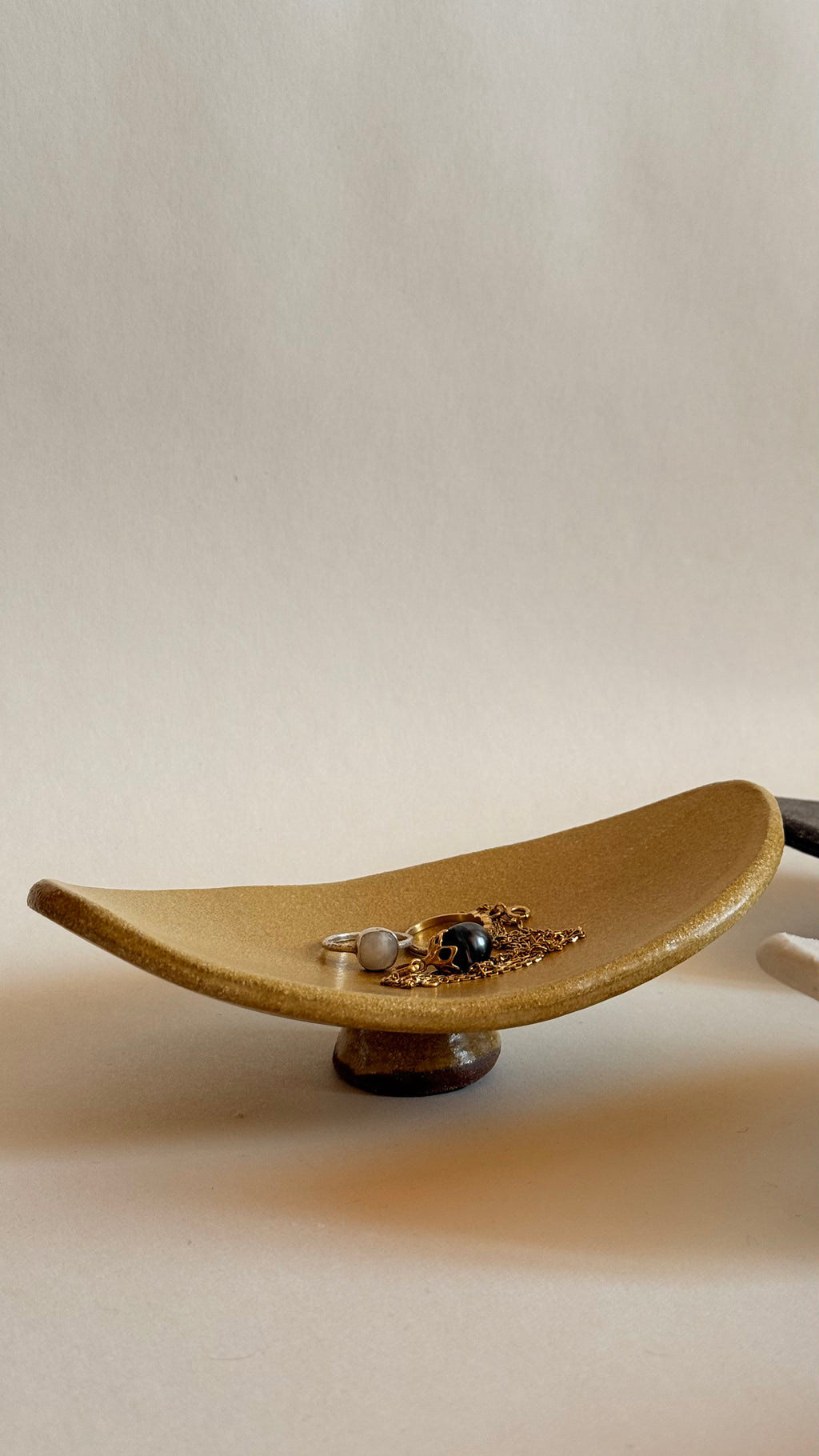 Porte savon en grès