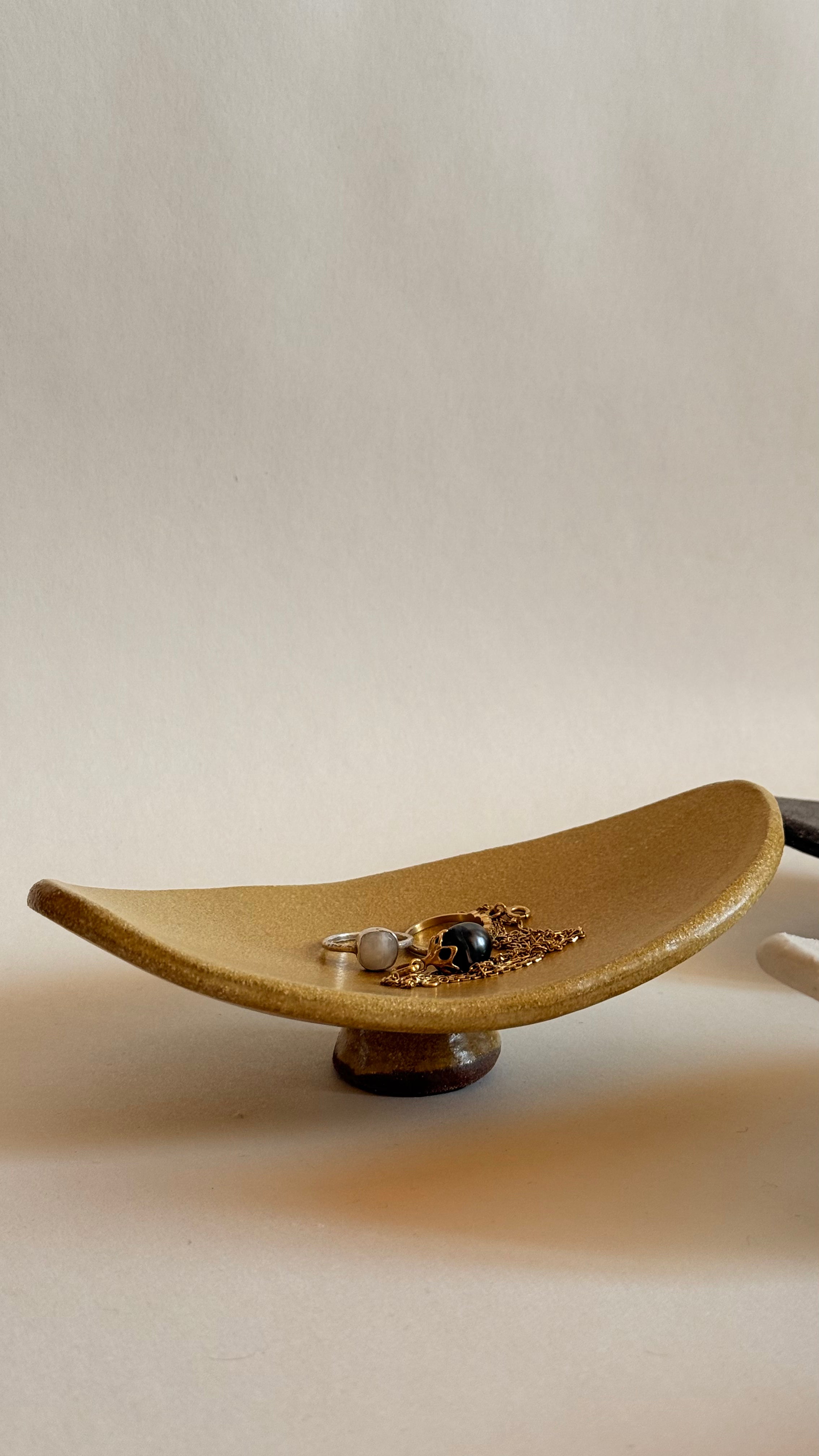 Porte savon en grès