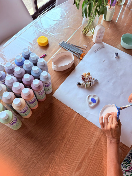 Ateliers de peinture sur céramique x BABUZI