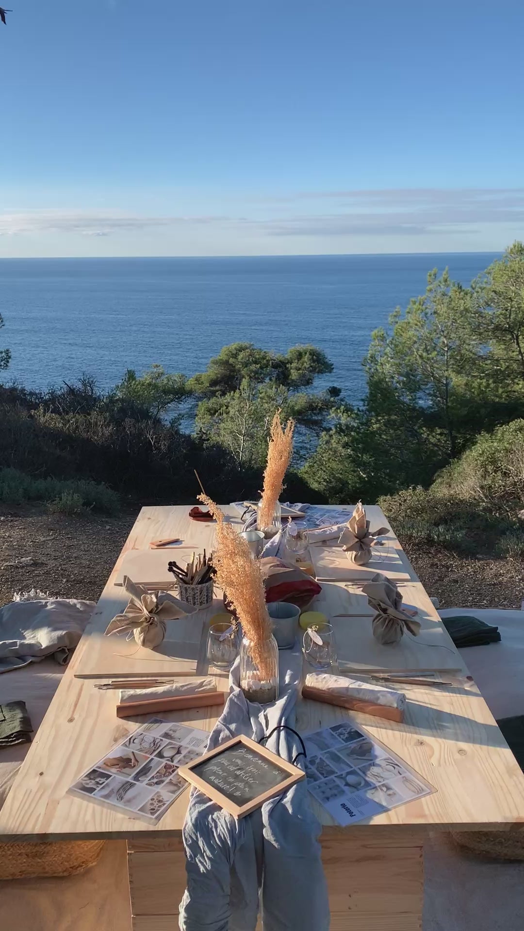 Atelier modelage en plein air - Maison Lola Michèle